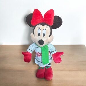Minnie Mouse Holiday Greeter Christmas 25" Tall Plush Standing Gemmy